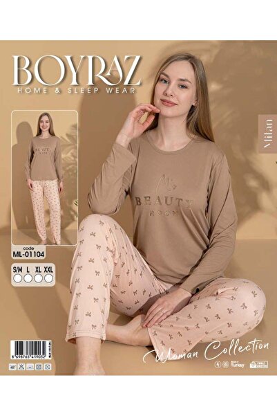BEYAZTOPTAN Quality Milan Long Sleeve Pyjamas Suit