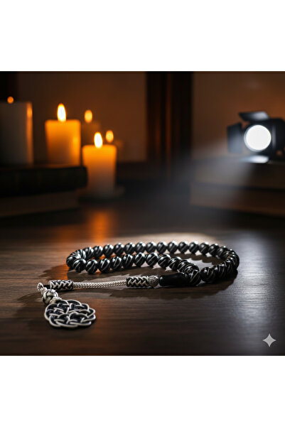 kral hediyelik Gümüş işlemeli erzurum Oltu taşi gümüş kazaz Püsküllü sertıfık...