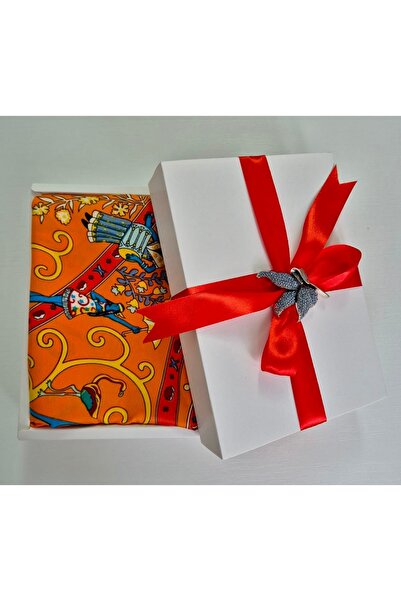 OnlyForYou Silk scarf set, in gift box + elegant brooch