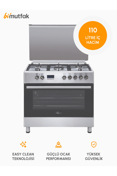 GL GENERAL Desire 90cm 110 Litre İç Hacimli Kuzine Fırın