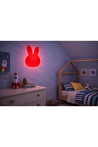 Sun Aplik Sconce Rabbit Head Led Wall Lamp 26X17X5