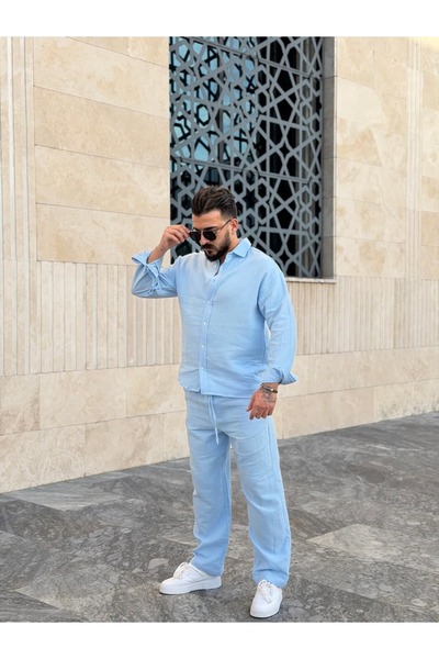 PEERLESS STORE Oversize Muslin Fabric Shirt