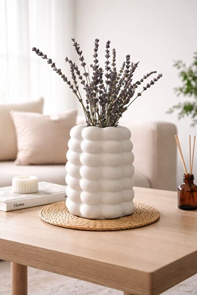 Neşeli home dekor 7 BALONCUKLU BOYASIZ,VERNİKSİZ TEZGAH ÜZERİ DÜZENLEYİCİ,KAŞ...