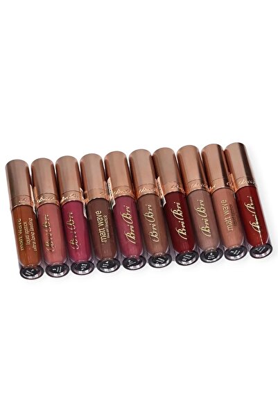 bribri Long-lasting matte liquid lipsticks, 10 colors