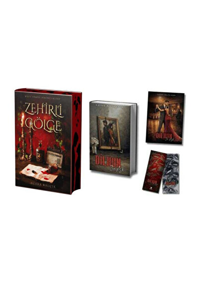 STABİL KİTAP Zehirli Gölge - Dilhun-1 Zor Aşk (Aşk & Romantik Ciltli 2'li Set)