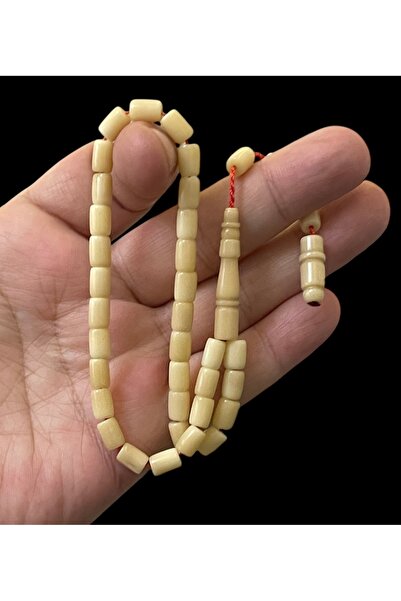 Trikala Premium Bureaucrat Model Katalin Tesbih 8X5.5 mm Cream Bone Tone
