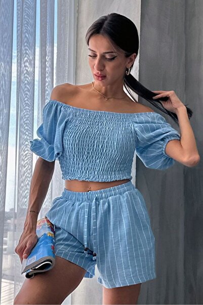 VERYMODA Blue Striped Gipeli Blouse |   D2676