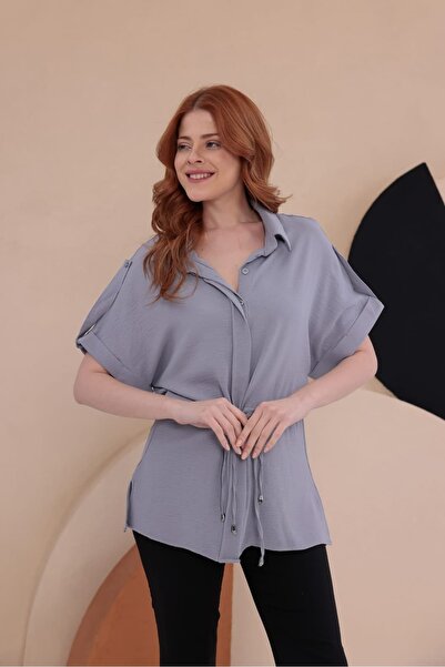 bb butik basic Bat Epaulettes Spz Model Shirt Hkn34