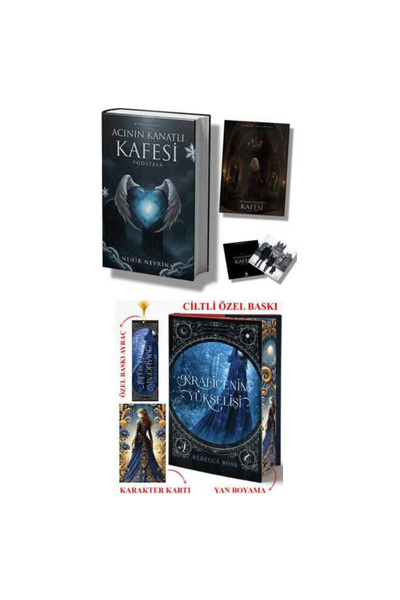 STABİL KİTAP Acının Kanatlı Kafesi - Kraliçenin Yükselişi (Fantastik Ciltli 2...