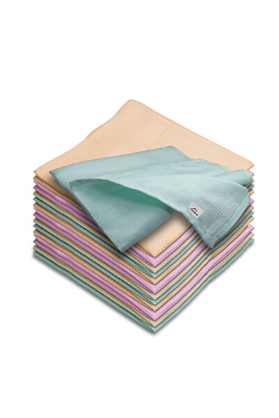 Casasro Laveta de curatat din microfibra, %100 poliester, pachet de 13, model...