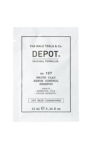 OEM Depot, 100 Curățare Păr Nr. 107, Kaolin, Șampon de păr, Pentru reglarea e...