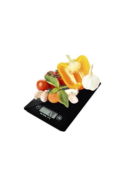 Ruhhy Cântar de bucătărie plat 24211, negru, 2 g - 5 kg, precizie 1 g