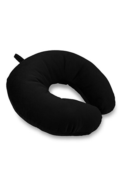 Casasro Perna de calatorie, Catifea, Neagra, Dimensiunea 33 x 33cm