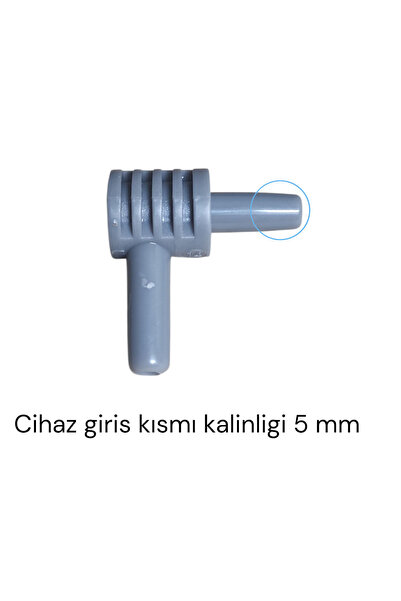 ARCHER Dijital Tansiyon Aleti Konnektör Jak Bağlantı Aparatı Gri L Tıp 5 Mm