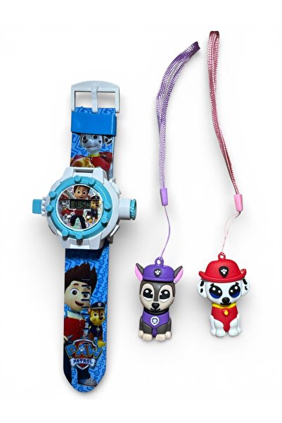 OEM Set Ceas Digital Copii cu 2 Brelocuri Personaje Gen Paw Patrol