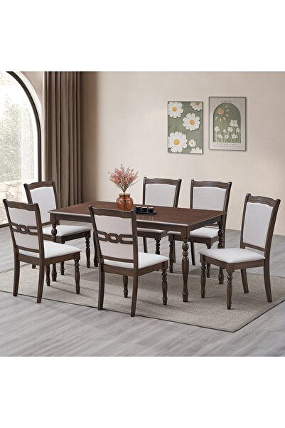 Home Box Kansas 6-Seater Dining Set