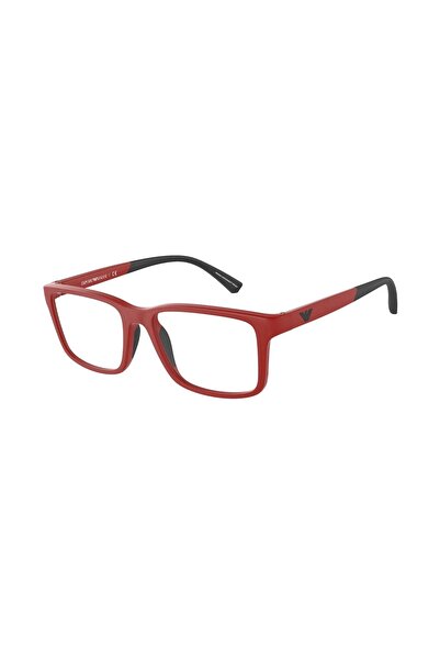 Emporio Armani Man PILLOW Optical- EA 3203 - lense size:50mm - MATTE RED/BLACK