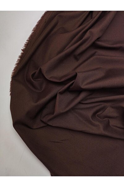 Kumaş Parça Dark Brown Colored Poplin Fabric Width: 140 cm