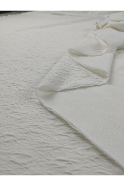 Kumaş Parça Jersey Fabric in White Color Width: 140 cm