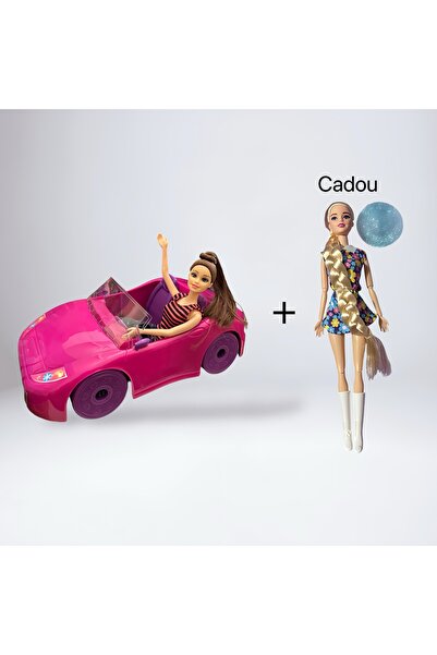 Universul Jucăriilor Păpușă Fashion cu Mașina + CADOU Păpușă Blondă – Set Spe...