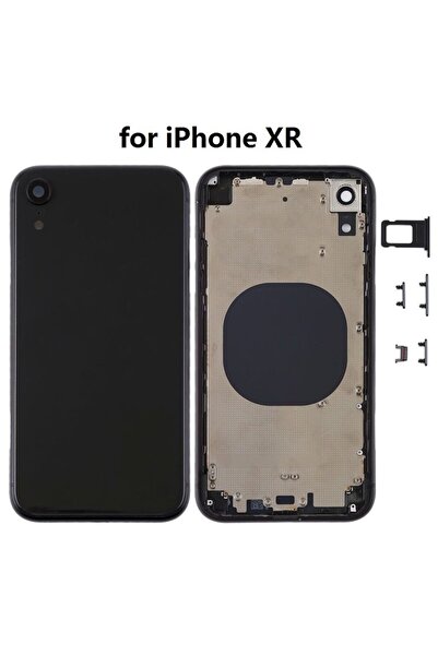 indirimplus iPhone XR Kamera Lensi, Sim Kart Yuvası ve Yan Tuşları İçeren Ark...