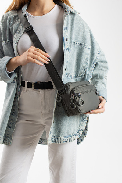 wikidayss Women's 5-Compartment Water-Resistant Small Crossbody Shoulder Bag