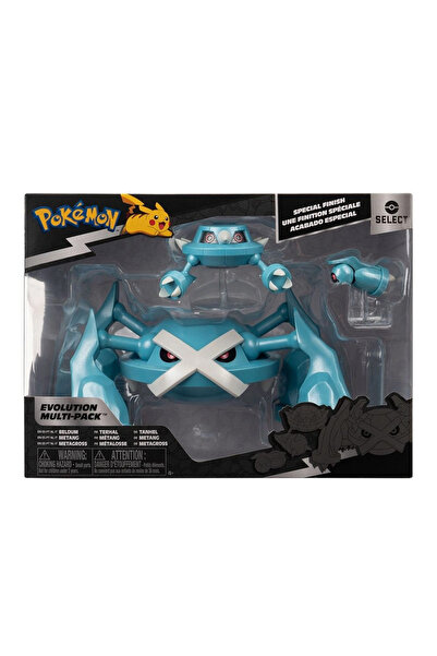 TOYFEST Pokemon Select Evolution Series Figure Set - Beldum - Metang - Meta
