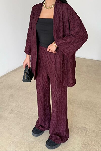 LAMİFUSTORE Bürümcük Kimono Set