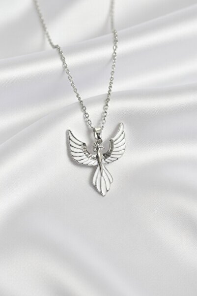 Jadem Gold 316L Stainless Steel Phoenix Model Women's Necklace