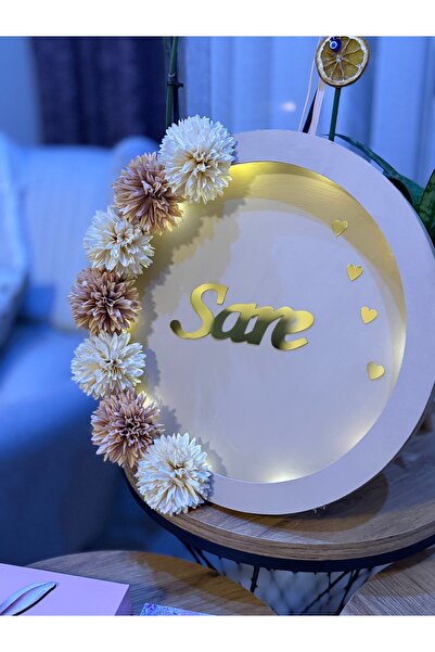Gökçem hediyelik Bebek led ışıklı kapı süsü , bebek kapı süsü,