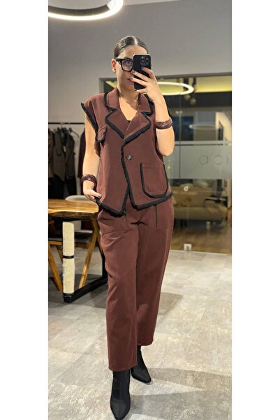 nidistore Gabardine V-Neck Single Pocket and Single Button Premium Custom Des...