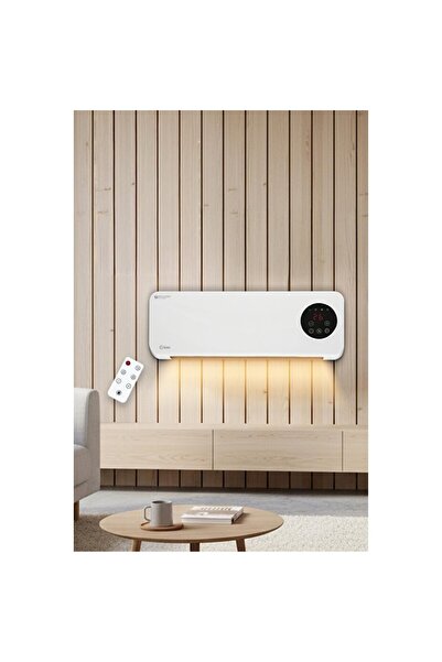 AyrStore Duvar Tipi Fanlı Isıtıcı 2000W Seramik Dijital Kontrollü Uzaktan Kum...