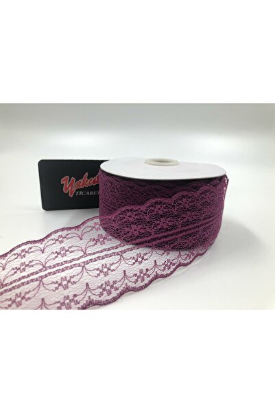 Fiyonks Atölye شريط دانتيل جبر مزدوج الطبقات بطول 10 أمتار (العرض: 5 سم) للحز...