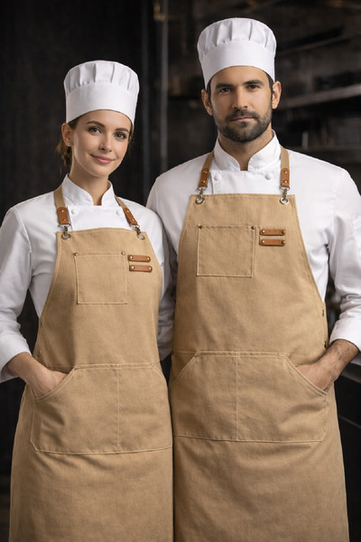 NorthStyle Unisex Profesyonel Şef Barista Garson Kuaför Cafe Restaurant İş Ön...