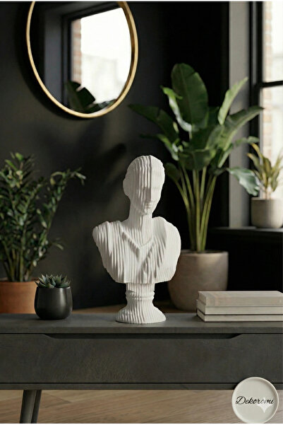 Dekoromi Dekoratif Mitolojik Büyük Boy Heykel Santa Venüs Biblo (48x28cm)