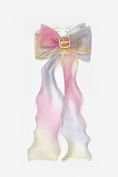 Le Mabelle Πολύχρωμη γυαλιστερή πέτρινη λεπτομέρεια αυτόματη αγκράφα για κορί...