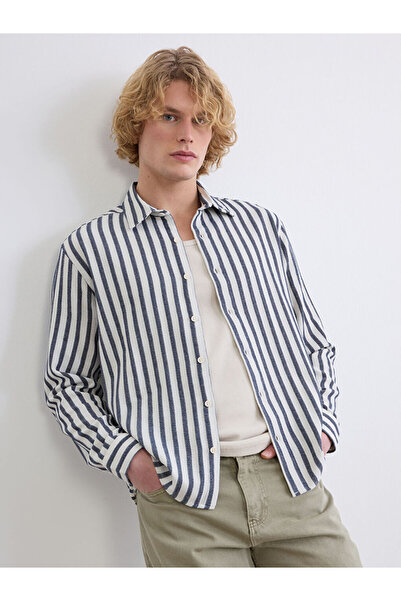 LC Waikiki Sparkling Choices from Shining Store Standard Fit Striped Dobby Me...