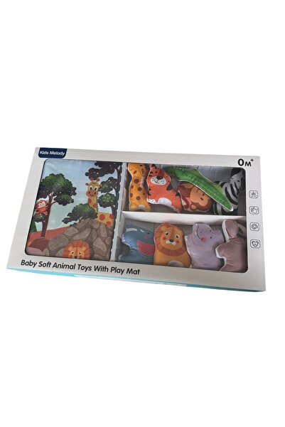 ADIRI SHOP Σετ Πελούς παιχνιδιών για μωρά με χαλάκι παιχνιδιού – Ζώα σαφάρι, ...