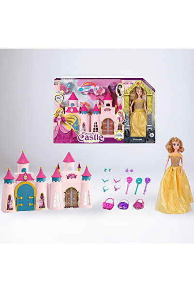 Universul Jucăriilor Papusa, Castel cu Păpușă în Rochie de Gală și Accesorii ...