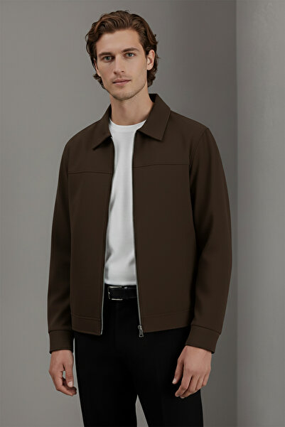 Bossago Men's High Quality Lined Regular Fit Harrington Jacket