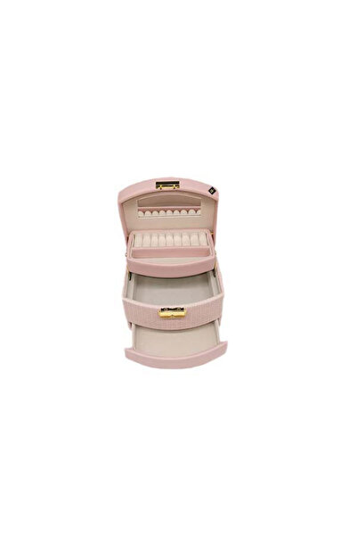 velve Caseta pentru accesorii si bijuterii in forma de cufar cu oglinda, din ...