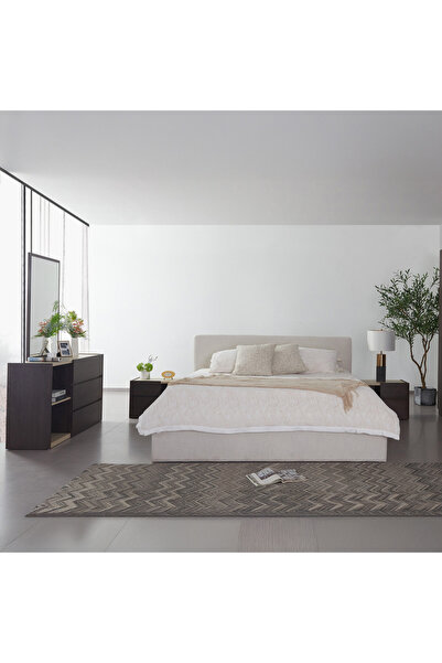 Home Box طقم غرفة نوم لومباردي مكون من 5 قطع بحجم كينج - 180 × 200 سم