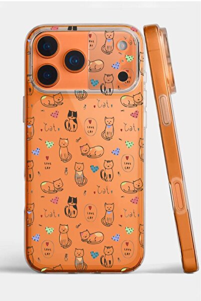 3GEN CASE İphone 17 Pro Max Kılıf Desenli Şeffaf Silikon Kılıf