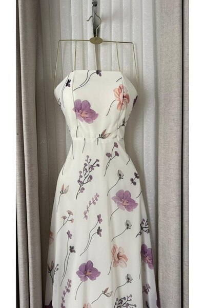 Kira Fashion Computer-printed chiffon dress