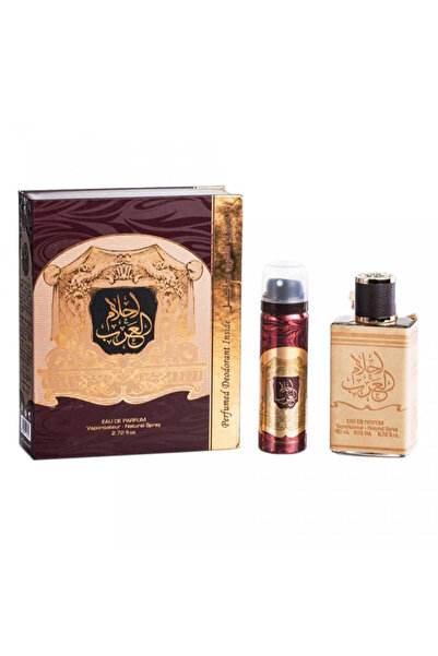 ARD AL ZAAFARAN , Ahlam al Arab, Eau de Parfum 80 ml for Men + Deodorant Spra...