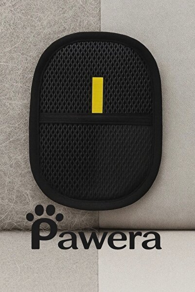 Pawera Elektrostatik Tüy Eldiveni 20x15cm Kedi Köpek Tüy Temizleyici Rulo Fır...