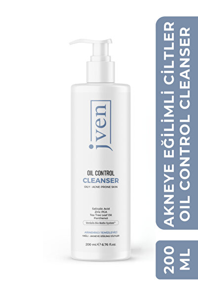 jven cosmetics Yüz Temizleme Jeli - Yağlı ve Akneye Eğilimli Ciltler İçin Arı...