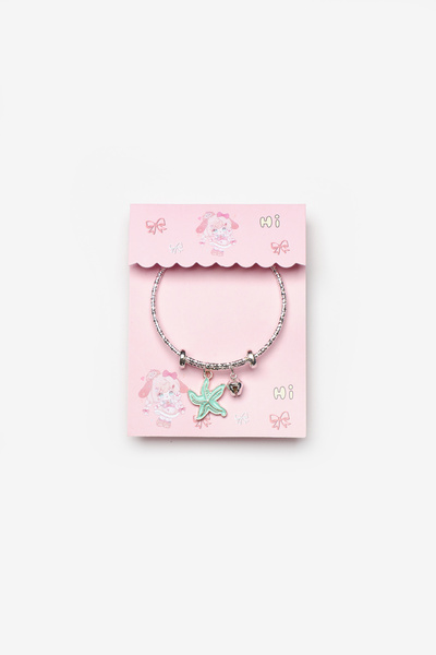 Le Mabelle Mint Deniz Yıldızı Figürlü Zil Detaylı Kız Çocuk Ayarlanabilir Bil...