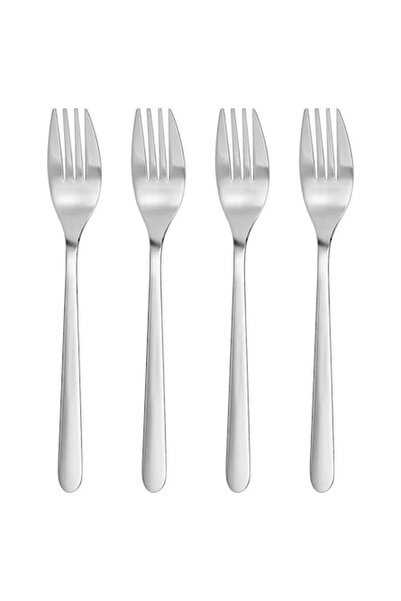 OEM Set of Forks, 4 pcs, Stainless Steel, 19 cm, Classic Design