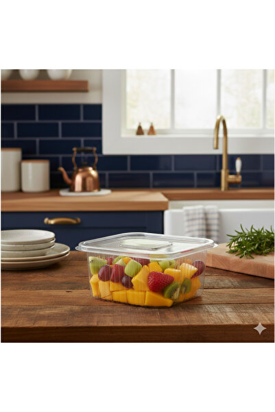 Ta-Fu Global Flat Lid Non-Spilling Plastic Storage Container